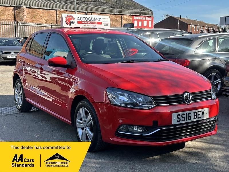 Used VW Polo Match 2016 Red Hatchback