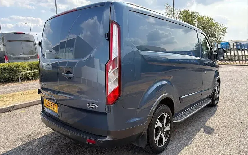 Used Ford Transit Custom Active 131 HP (96 kW) 2021 Blue Van