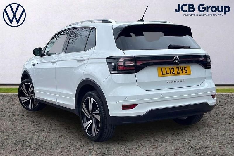 Used VW T-Cross R-line 110 HP (80 kW) 2023 White SUV