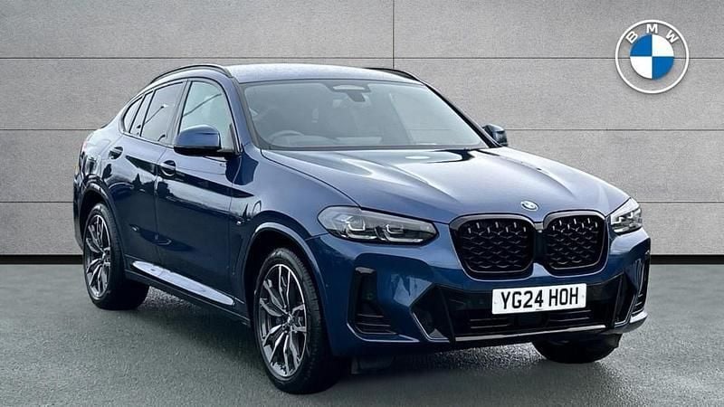 Blue Used 2024 BMW X4 M Sport SUV | £44,490 (Good price) - Image 1/4