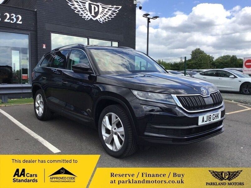 Black Used 2018 Skoda Kodiaq SUV | £16,995 (Good price) - Image 1/4