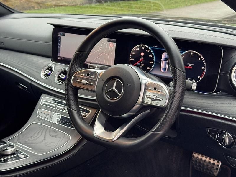 Used Mercedes E220 AMG line 2019 Red Coupe