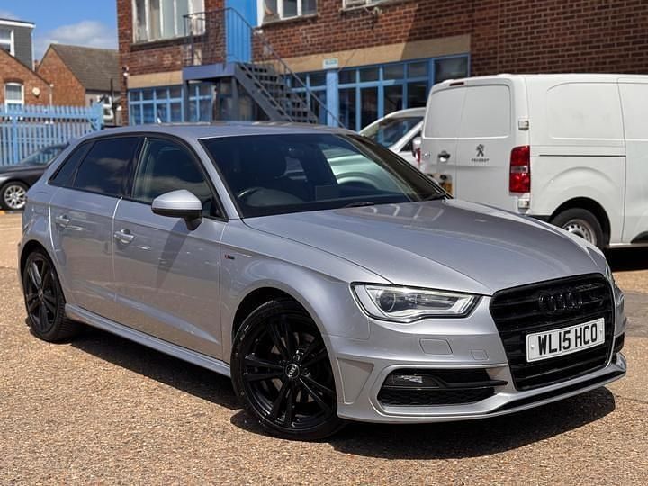 Silver Used 2015 Audi A3 S-Line Hatchback | £6,695 (Fair price) - Image 1/4