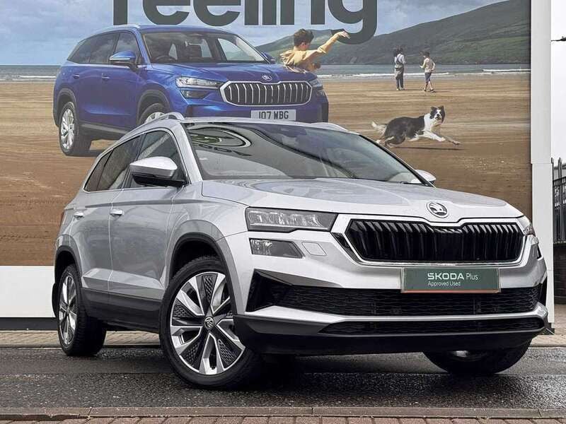 Silver Used 2022 Skoda Karoq SE L SUV | £20,690 (Fair price) - Image 1/4