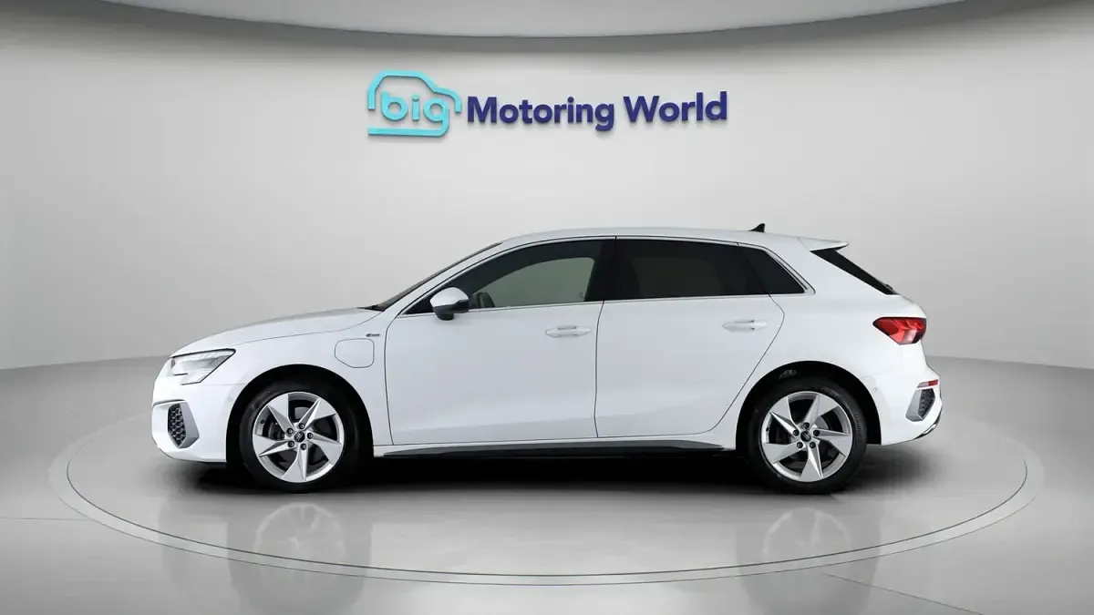 Used Audi A3 e-tron S-Line 2023 White Hatchback