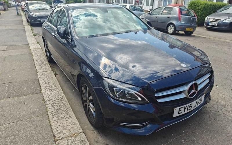 Blue Used 2015 Mercedes C220 Premium Sedan | £8,380 (Fair price) - Image 1/4