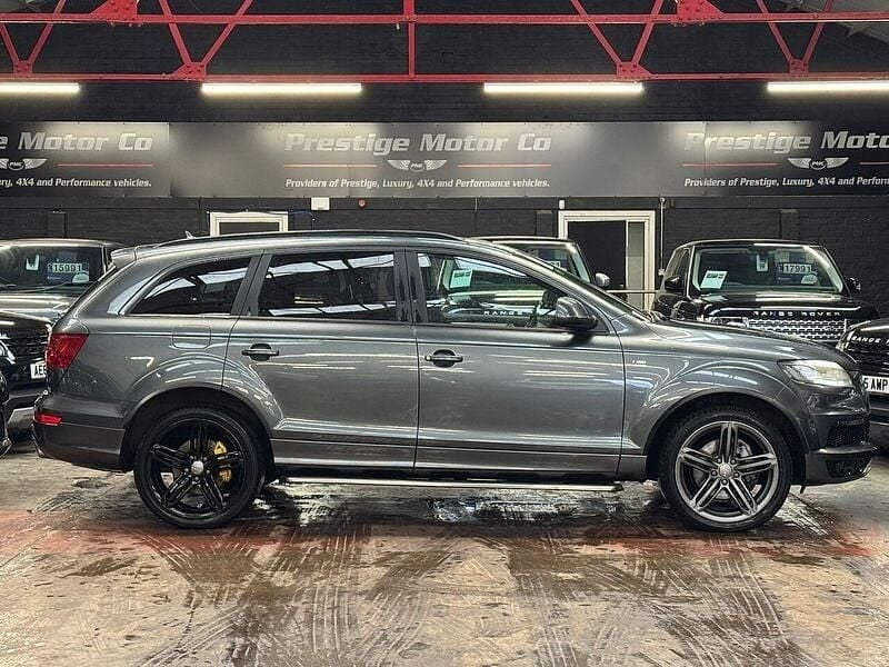 Usado Audi Q7 S-line plus 272 HP (200 kW) 2014 Cinzento SUV