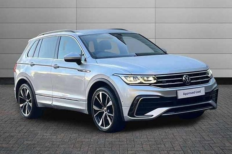 Silver Used 2022 VW Tiguan R-line SUV | £24,790 (Fair price) - Image 1/4