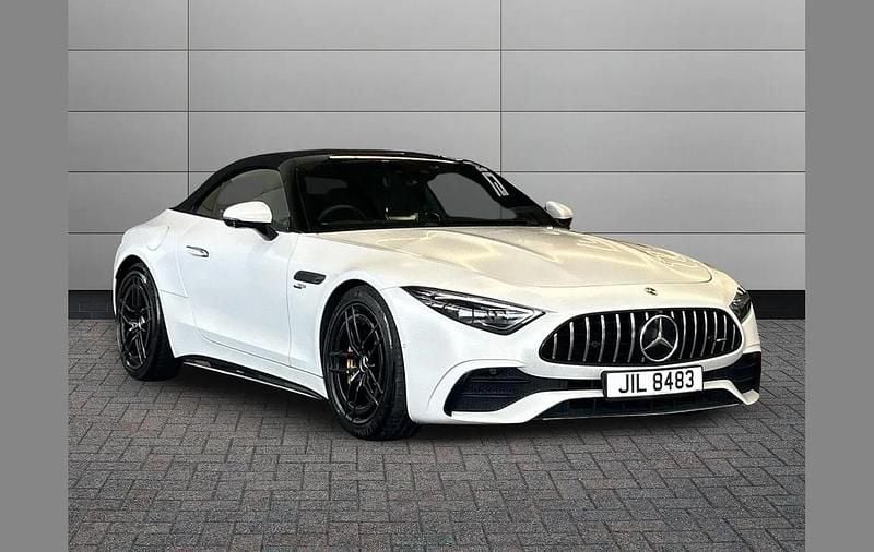 Used Mercedes SL43 AMG Premium Plus 381 HP (280 kW) 2023 White Cabriolet