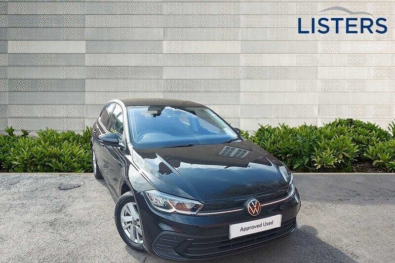 Deep black Used 2022 VW Polo Life Hatchback | £19,290 (Fair price) - Image 1/4