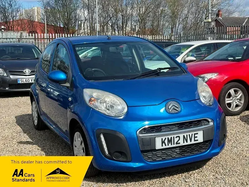 Usado Citroën C1 VTR Sport 68 CV (50 kW) 2012 Azul Utilitario