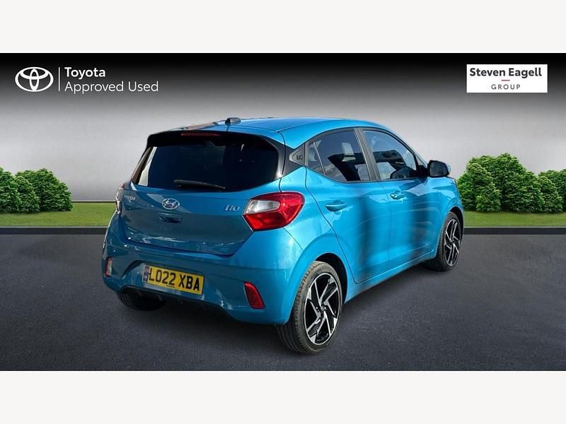 Used Hyundai i10 Premium 2022 Turquoise Hatchback