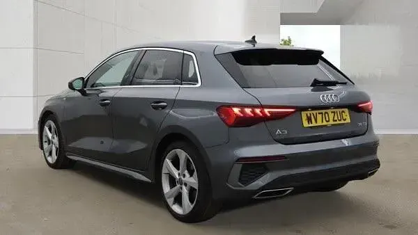 Used Audi A3 S-Line 150 HP (110 kW) 2020 Grey Sedan