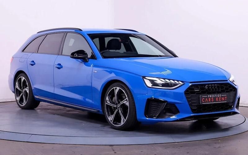 Blue Used 2022 Audi A4 Black Edition Estate | £29,803 (Good price) - Image 1/1