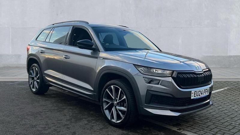 Grey Used 2024 Skoda Kodiaq SportLine SUV | £30,645 (Fair price) - Image 1/4