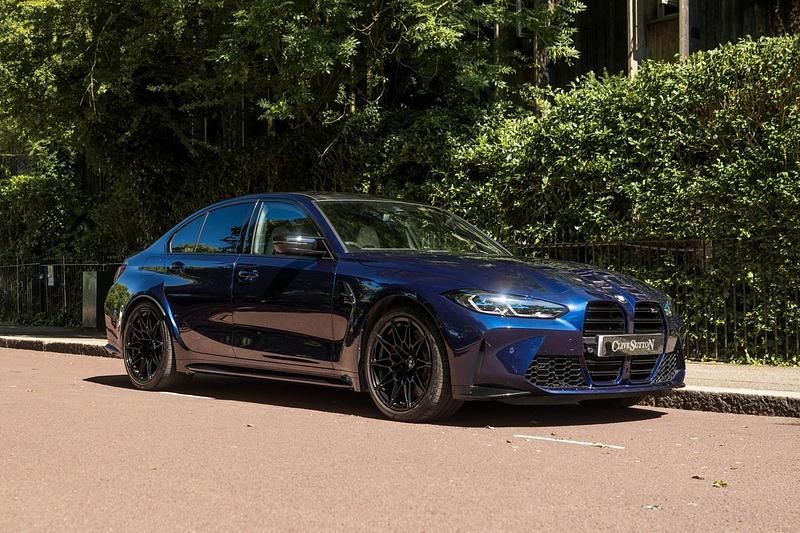 Blue Used 2023 BMW M3 Competition Edition Sedan | £63,950 (Fair price) - Image 1/4