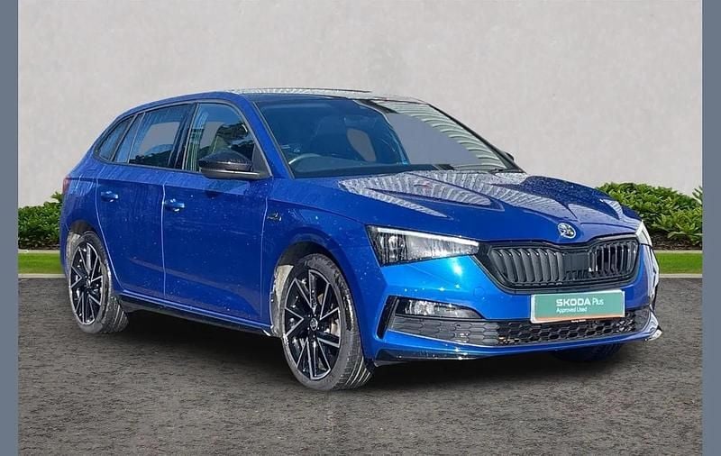 Used Skoda Scala Monte Carlo 147 HP (108 kW) 2021 Blue Hatchback