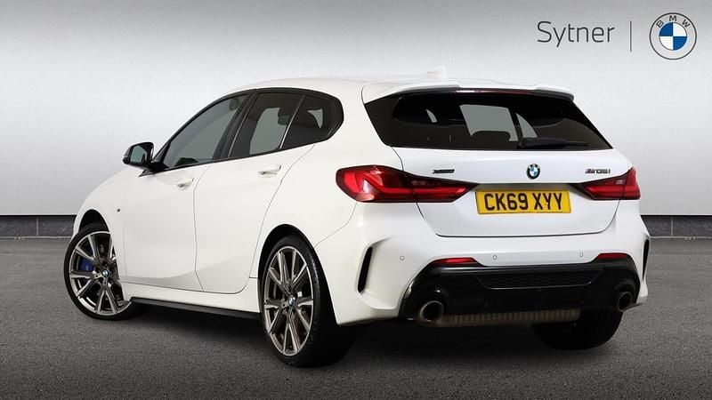Used BMW M135 M Sport 302 HP (222 kW) 2019 White Hatchback