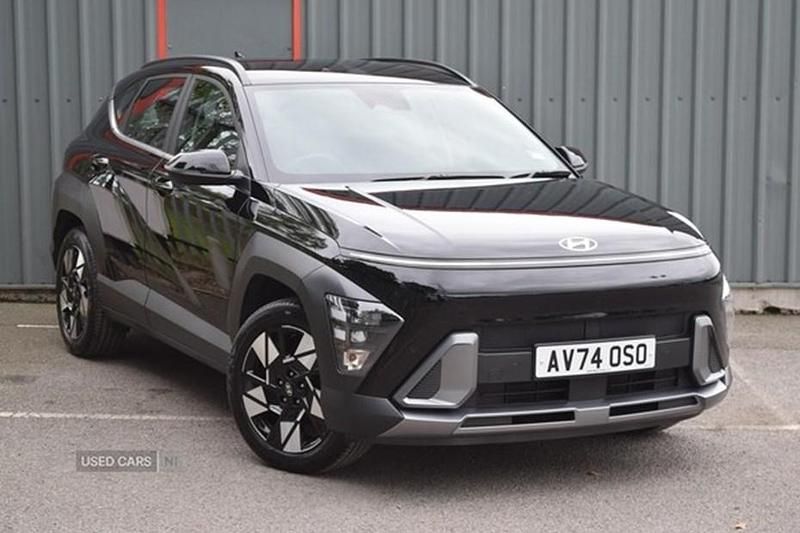 Black Used 2024 Hyundai Kona Advanced SUV | £24,495 (Expensive) - Image 1/1