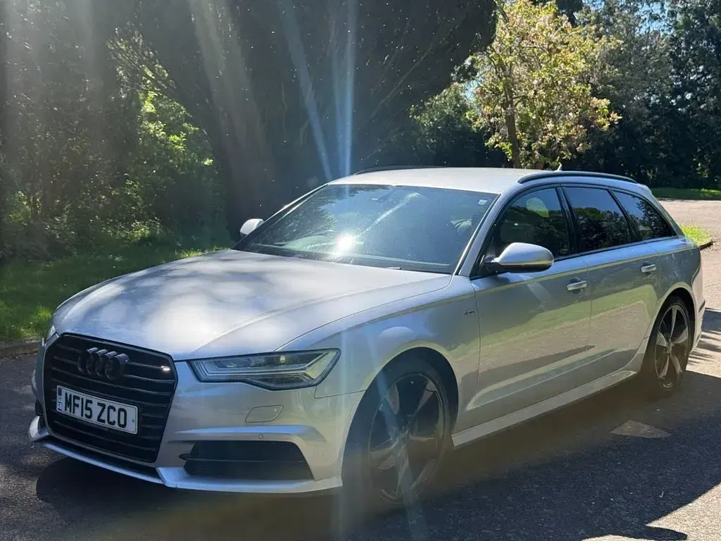Used Audi A6 Black Edition 190 HP (139 kW) 2015 Silver Estate