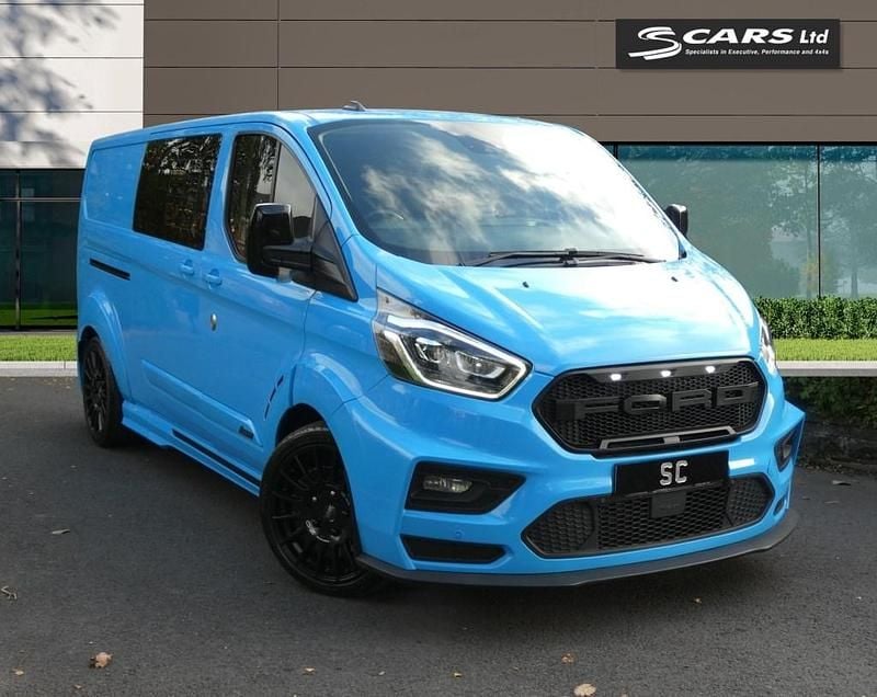 Blue Used 2020 Ford Transit Custom Limited Van | £31,995 - Image 1/4