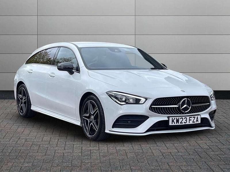 White Used 2023 Mercedes CLA200 Executive Estate | £25,490 (Good price) - Image 1/4