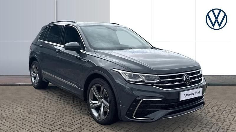 Grey Used 2023 VW Tiguan R-line Edition SUV | £27,115 (Fair price) - Image 1/3