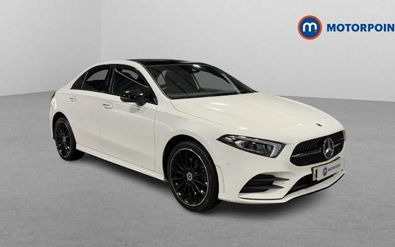 Used Mercedes A250 AMG Line Premium Plus 218 HP (160 kW) 2022 White Sedan