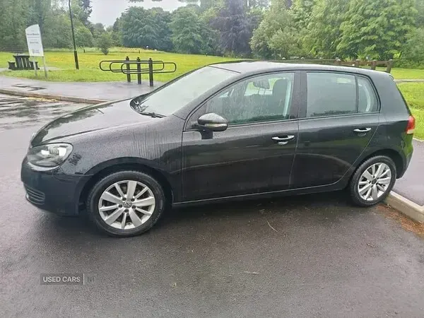Used VW Golf VI Match 105 HP (77 kW) 2011 Black Hatchback
