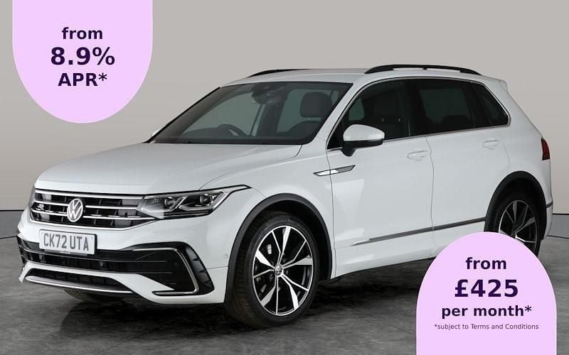 White Used 2022 VW Tiguan R-line SUV | £26,978 (Fair price) - Image 1/2