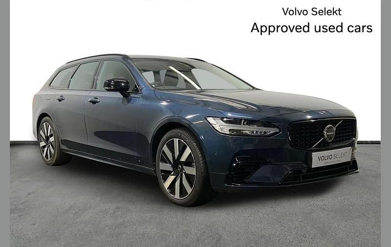 New Volvo V90 Plus 345 HP (253 kW) 2025 Blue Estate