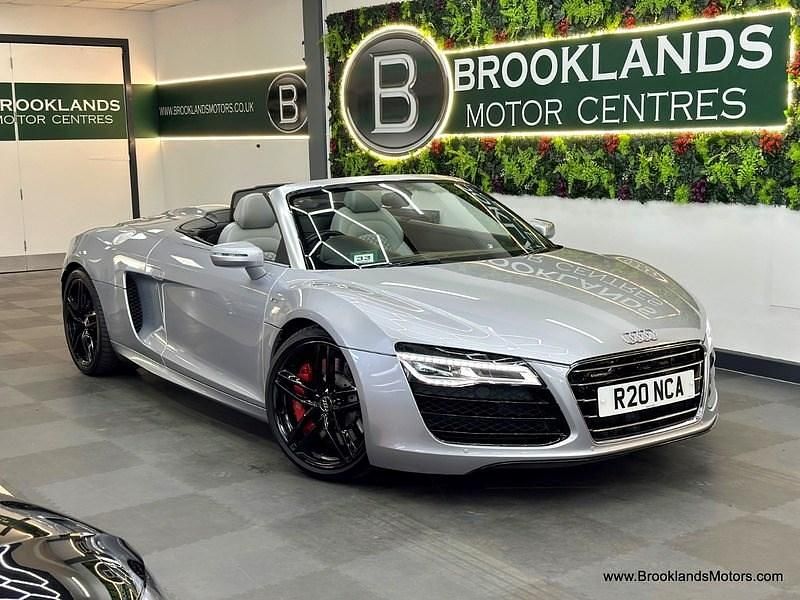 Silver Used 2015 Audi R8 Spyder Advanced Cabriolet | £55,985 (Super price) - Image 1/3