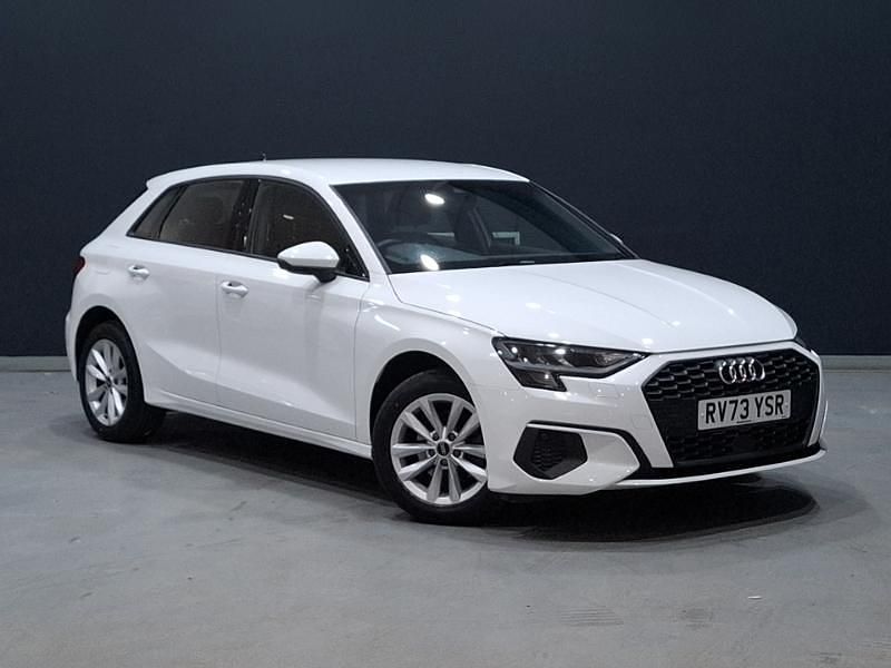 White Used 2023 Audi A3 Hatchback | £18,498 (Good price) - Image 1/4