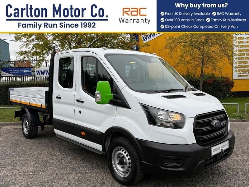 Used Ford Transit 130 HP (95 kW) 2021 White Cabriolet