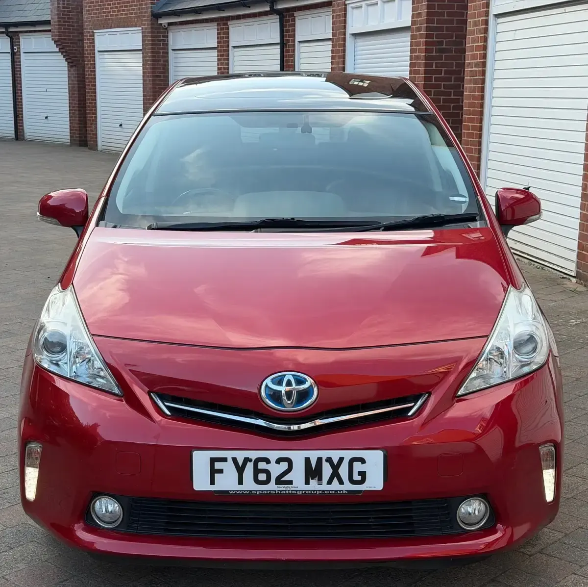 Used Toyota Prius+ 2012 Red MPV