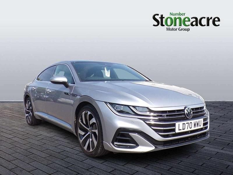 Silver Used 2020 VW Arteon R-line Hatchback | £18,995 (Fair price) - Image 1/4