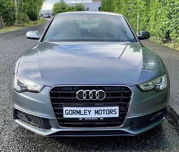 Used Audi A5 S-Line 177 HP (130 kW) 2015 Grey Coupe