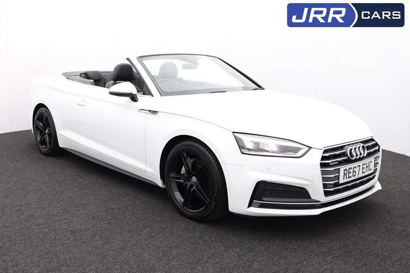 Begagnad Audi A5 Cabriolet S-Line 2017 Vit Cab