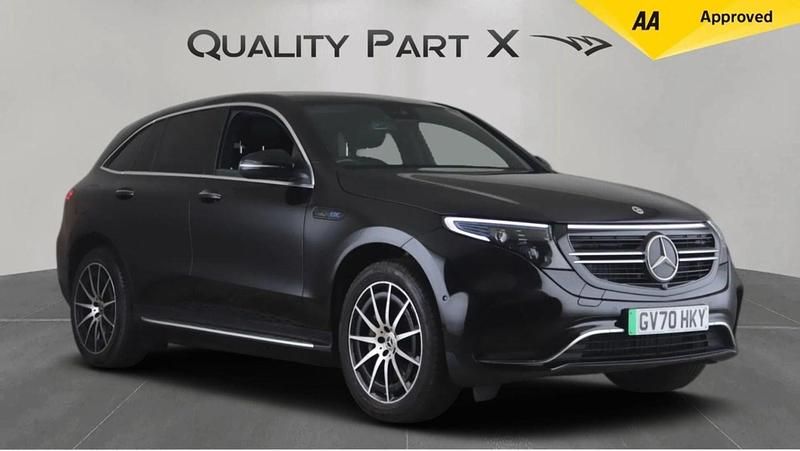 Used Mercedes EQC400 AMG line 300 kW (408 HP) 2020 Black SUV