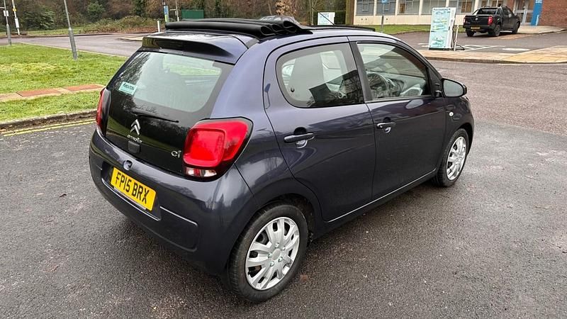 Used Citroën C1 Feel 82 HP (60 kW) 2015 Blue Hatchback