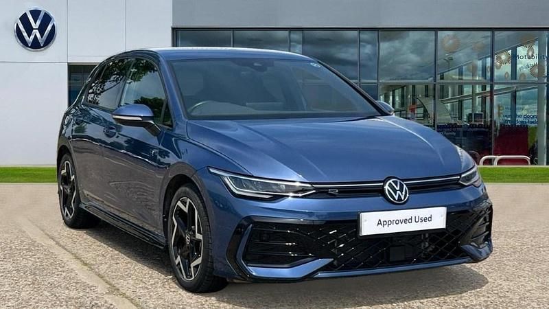 Blue Used 2024 VW Golf VIII R-line Hatchback | £27,863 (Expensive) - Image 1/4