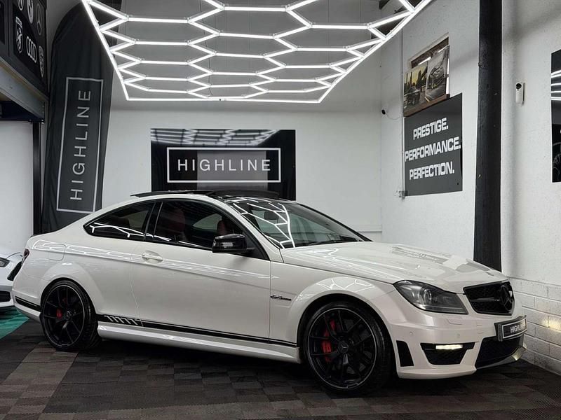 Used Mercedes C63 AMG AMG 2013 White Coupe