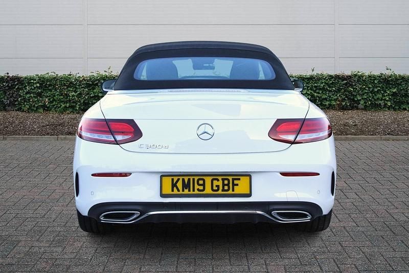 Used Mercedes C300 AMG Line Premium 2019 White Cabriolet