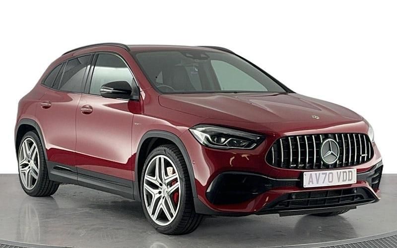 Begagnad Mercedes GLA45 AMG AMG 421 HK (309 kW) 2020 Röd SUV
