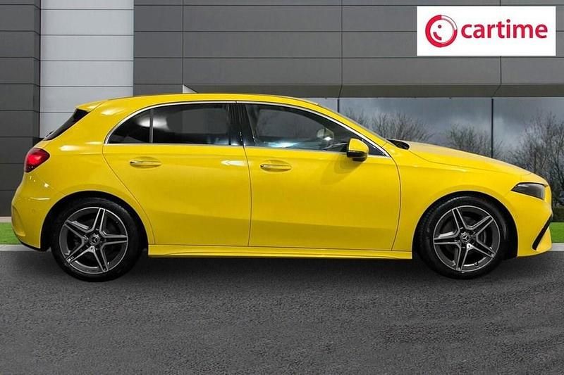 Used Mercedes A200 AMG Line Premium 163 HP (119 kW) 2023 Yellow Hatchback