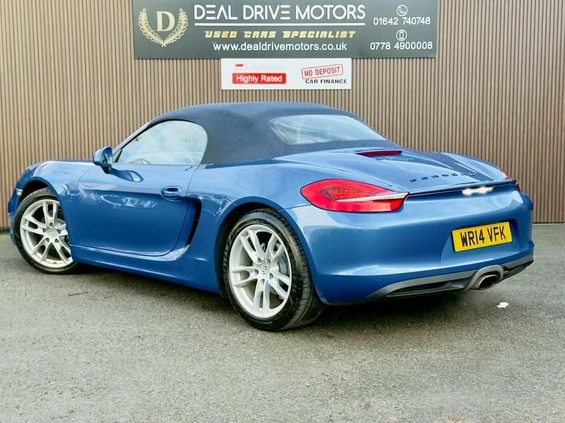 Used Porsche Boxster 265 HP (194 kW) 2014 Blue Cabriolet