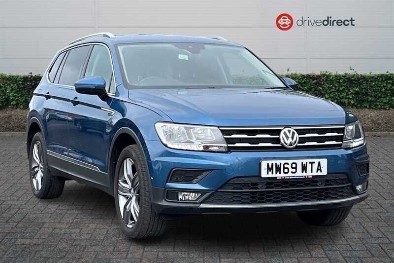 Blue Used 2019 VW Tiguan Allspace Match SUV | £19,843 (Good price) - Image 1/4
