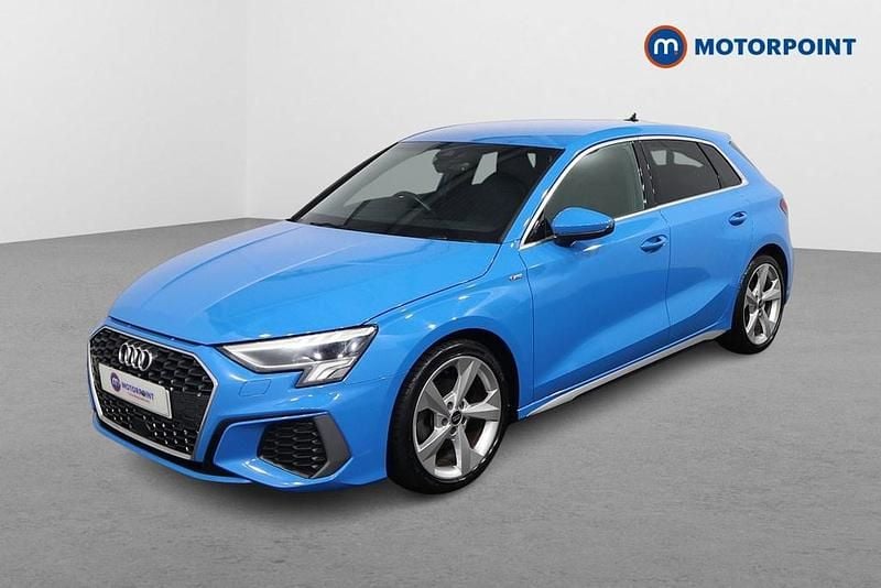 Used Audi A3 S-Line 2022 Blue Sedan