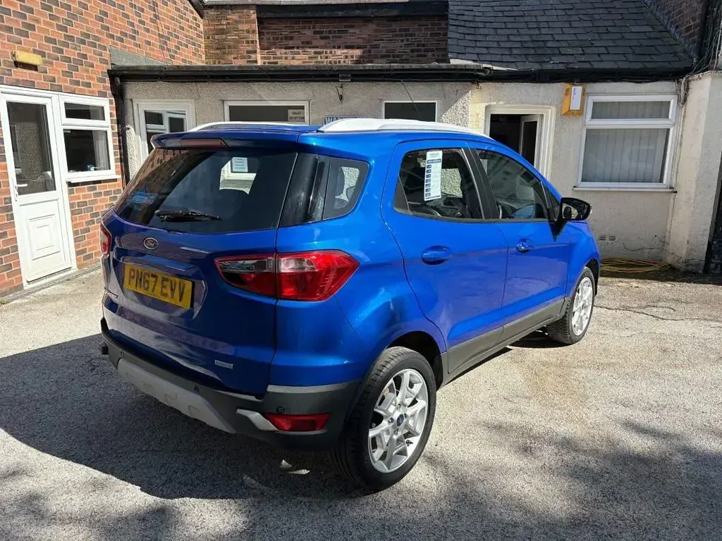 Used Ford Ecosport Titanium 125 HP (91 kW) 2017 Blue SUV