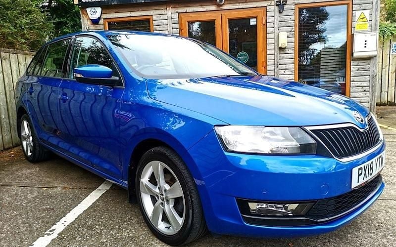 Blue Used 2018 Skoda Rapid SE Hatchback | £8,295 (Good price) - Image 1/4